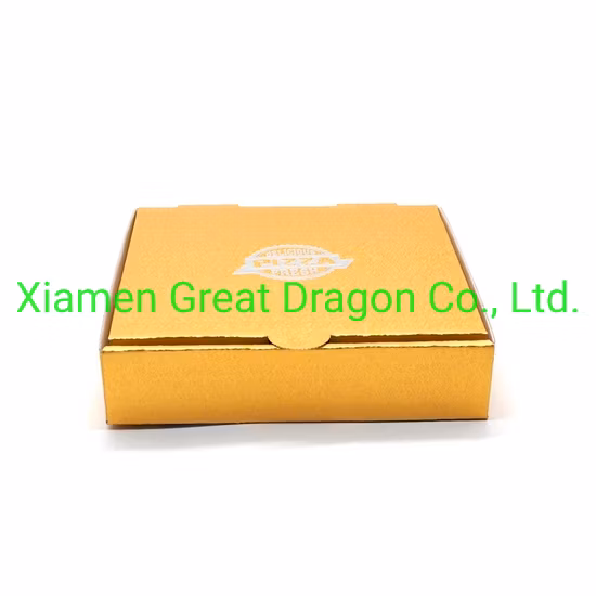 Scatola per pizza in carta dorata economica (GPP1002)