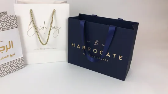 Borsa regalo per la spesa personalizzata con stampa cosmetica di alta qualità